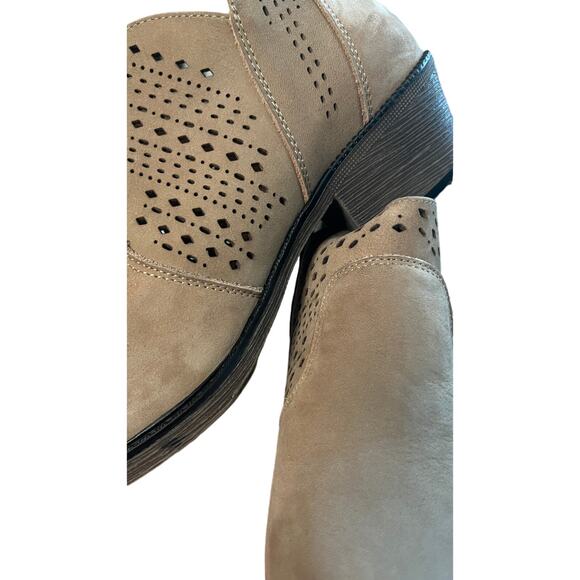 Propet Womens Remy Taupe Ankle Boot SIze 7 1/2 - Picture 6 of 8